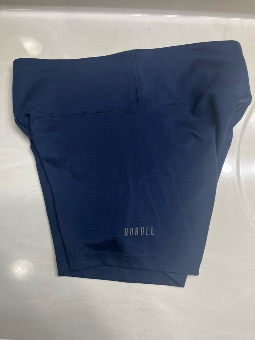 NOBULL Navy Blue Women's Training Shorts - Picture 3 of 7